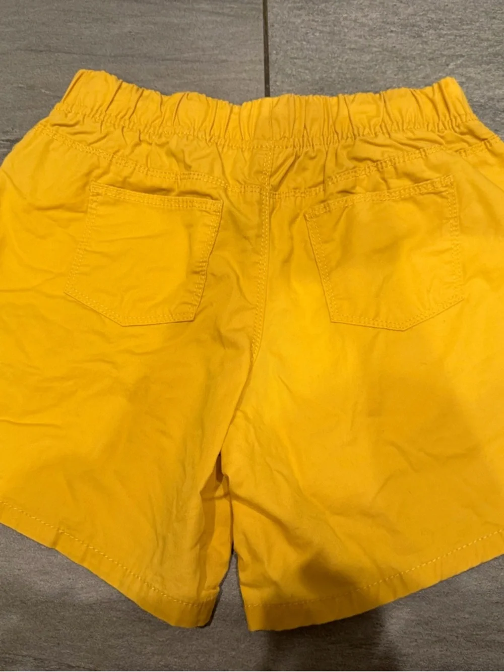 Carter's Bright Yellow Drawstring Kids Shorts
